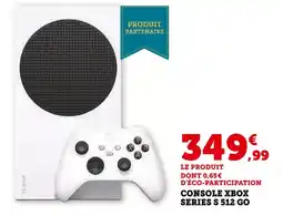 Hyper U Console Xbox Series S 512 Go offre