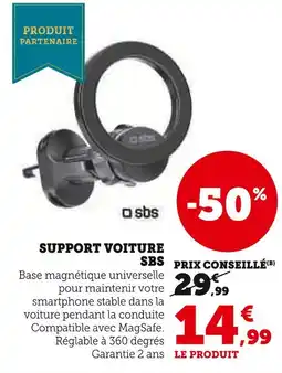 Hyper U SBS Support voiture offre