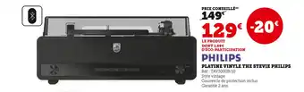 Hyper U Philips Platine Vinyle The Stevie offre
