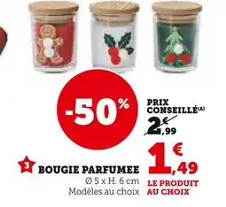 Hyper U Bougie parfumée offre