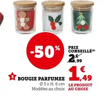 Hyper U Bougie parfumée offre