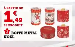 Hyper U Boite metal noel offre