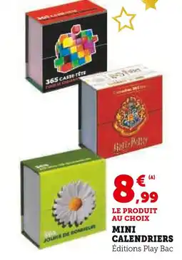 Hyper U Mini Calendriers offre