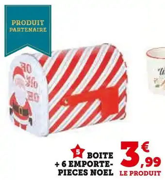 Hyper U Boîte + 6 emporte-pièces Noël offre