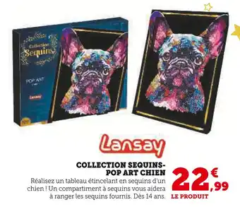 Hyper U Lansay Collection Sequins - Pop Art Chien offre