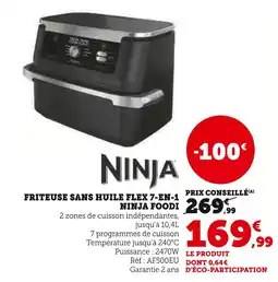 Hyper U NINJA Friteuse sans huile Flex 7-en-1 offre