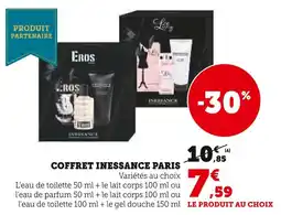 Hyper U INESSANCE PARIS Coffret offre