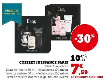 Hyper U INESSANCE PARIS Coffret offre