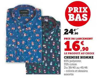 Hyper U Chemise homme offre