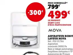 Hyper U MOVA Aspirateur Robot Laveur offre