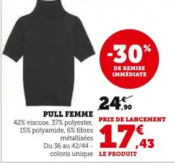 Hyper U Pull Femme offre