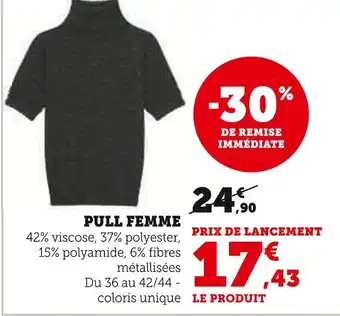 Hyper U Pull Femme offre