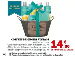 Hyper U Coffret Baignoire Vintage offre