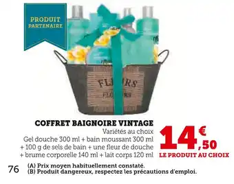 Hyper U Coffret Baignoire Vintage offre