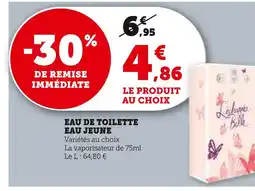 Hyper U EAU JEUNE Eau de toilette offre