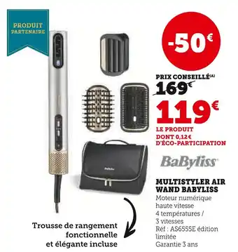 Hyper U BABYLISS Multistyler Air Wand offre