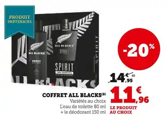 Hyper U COFFRET ALL BLACKS offre