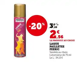 Hyper U FEERIC Laque pailletée offre