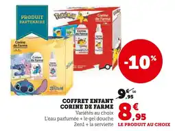 Hyper U CORINE DE FARME Coffret enfant offre