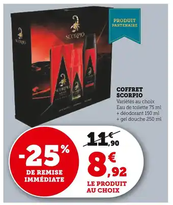 Hyper U SCORPIO Coffret Scorpio offre