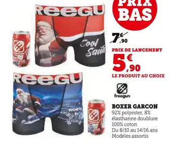 Hyper U FREEGUN Boxer Garçon offre