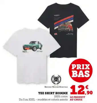 Hyper U Tee shirt homme offre