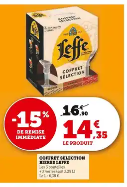 Hyper U LEFFE Coffret Sélection Bières offre