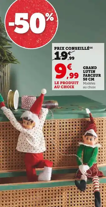 Hyper U Grand lutin farceur offre