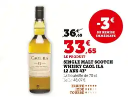 Hyper U CAOL ILA Single Malt Scotch Whisky offre