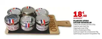 Hyper U Lucien Georgelin Planche Apéro offre