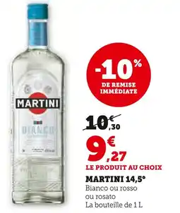 Hyper U MARTINI 14,5° offre