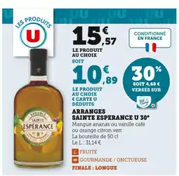 Hyper U Sainte Esperance Arranges Sainte Esperance U 30° offre