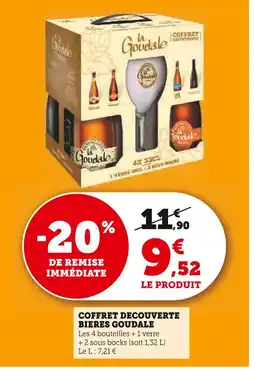 Hyper U GOUDALE Coffret découverte bières offre