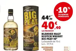 Hyper U BIG PEAT Blended Malt Scotch Whisky offre