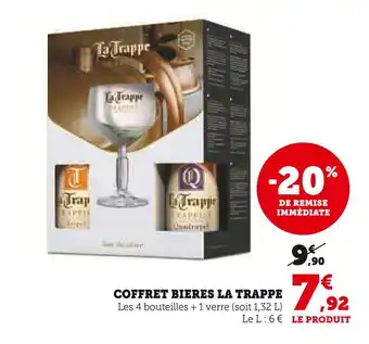 Hyper U LA TRAPPE Coffret bières offre