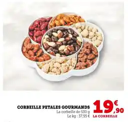 Hyper U Corbeille pétales gourmands offre