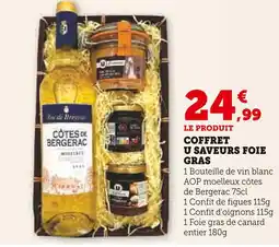 Hyper U U SAVEURS Coffret foie gras offre