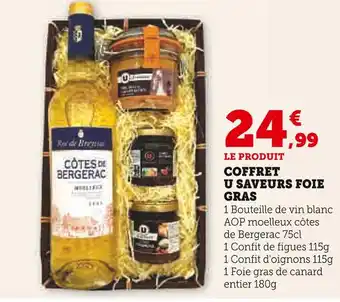 Hyper U U SAVEURS Coffret foie gras offre