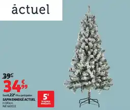 Auchan Sapin enneigé actuel offre