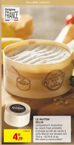 Intermarché DELIN Le Nuiton offre