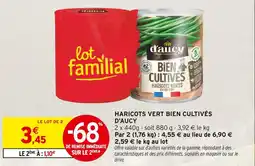 Intermarché d'aucy Haricots Vert Bien Cultivés offre