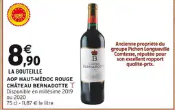 Intermarché Château Bernadotte AOP Haut-Médoc Rouge offre