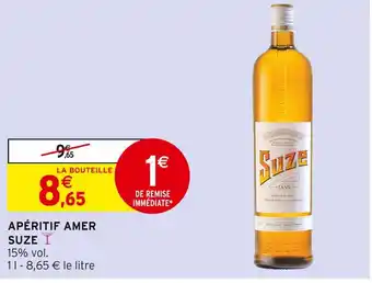 Intermarché Suze Apéritif amer offre