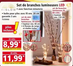 Norma I-GLOW Set de mini branches lumineuses offre