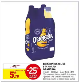 Intermarché Orangina Boisson gazeuse standard offre