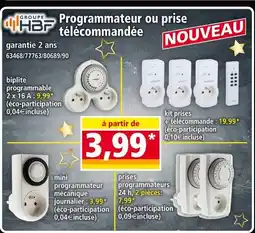 Norma GROUPE HBF biplite programmable 2 x 16 A offre