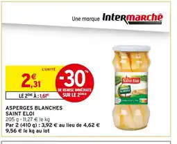 Intermarché SAINT ELOI Asperges blanches offre