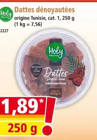 Norma Holy Fruits Dattes dénoyautées offre