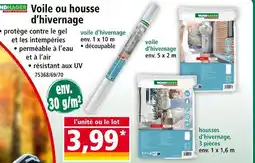 Norma Voile ou housse d'hivernage offre