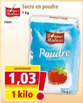 Norma BONNES MALICES Sucre en poudre offre